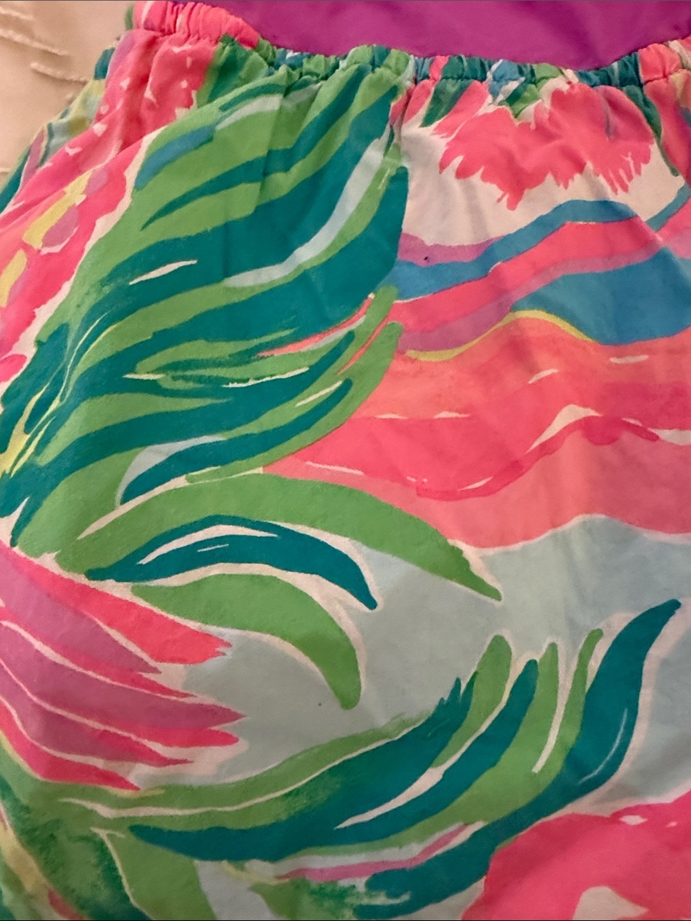 Lilly Pulitzer Purple and Floral Print Sundress - Picture 7 of 7